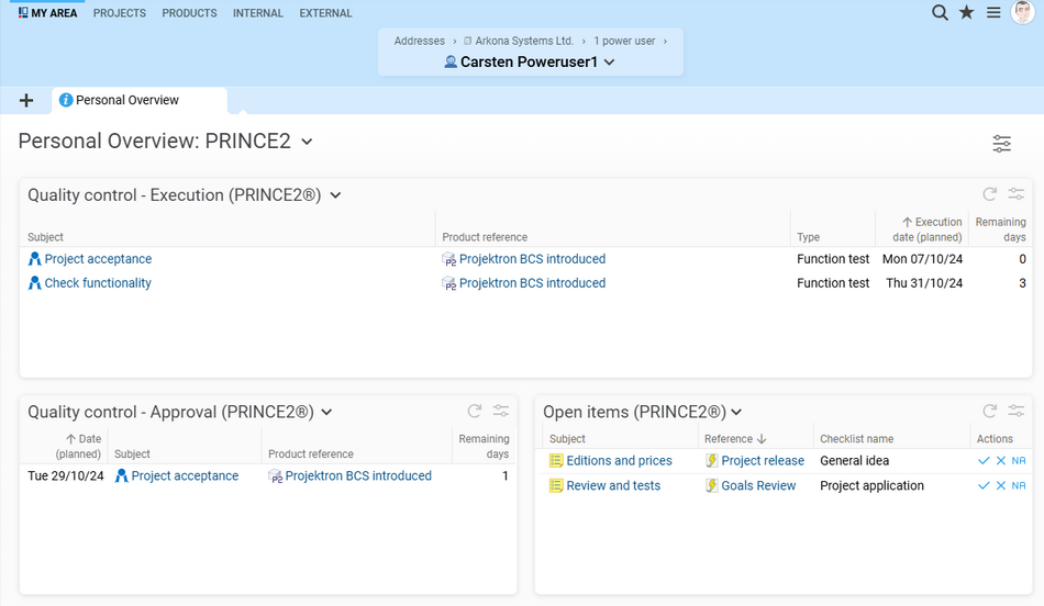 PRINCE2 overview in BCS