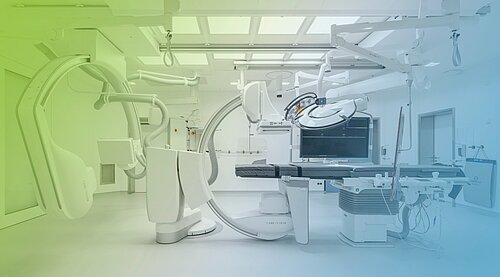 Der Hybrid-OP, ein hochtechnisierter OP-Bereich, wurde 2020 eingeweiht. (Foto: Medizinische Universität Lausitz – Carl Thiem) Hybrid-OP in der Medizinischen Universität Lausitz – Carl Thiem