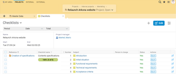 Checklists in BCS support you in the efficient implementation of inspection processes in quality management. Checklists: The proven inspection method in BCS