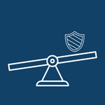 Klare Dokumentation und strukturierte Prozesse erhöhen Transparenz, Sicherheit und Nachvollziehbarkeit. Icon für Risikominimierung und Compliance durch strukturierte Dokumentation und sichere Prozesse