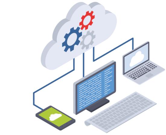 Display of BCS Cloud interfaces for e-mail, Microsoft 365 and Jira. BCS offers numerous interfaces for integration into your IT landscape.