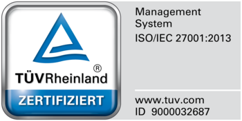 Projektron wurde vom TÜV Rheinland nach ISO27001 zertifiziert