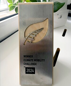 Trophy of the Climate Mobility Challenge 2024