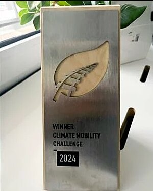 Pokal der Climate Mobility Challenge 2024