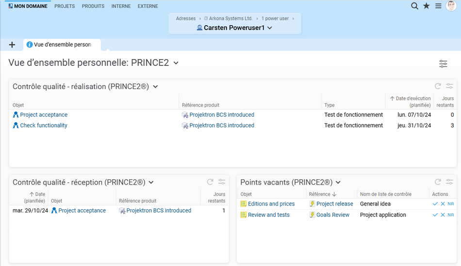 Aperçu de PRINCE2 dans BCS