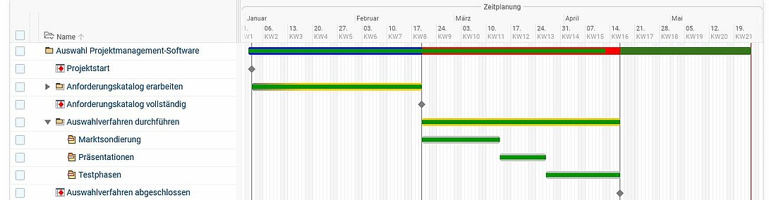 Auswahl Projektmanagement-Software Schritt 6