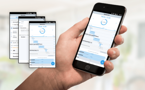 Mit der BCS-App erfassen Sie Anwesenheiten, Projektzeiten, Arbeitszeiten, Kontakte und Spesen immer und überall unkompliziert. Mobile Zeit- Kontakt- und Spesenerfassung mit der BCS-App