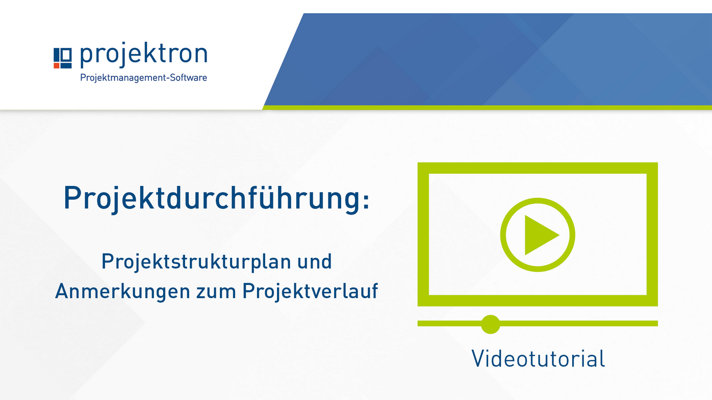 Vorschau auf das Video zur Projektdurchführung mit Strukturplan und Anmerkungen in Projektron BCS 24.4 für Projektleiter und Teammitglieder