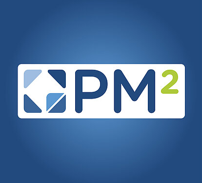 Logo PM² Projektmanagement-Methode für EU-geförderte Projekte