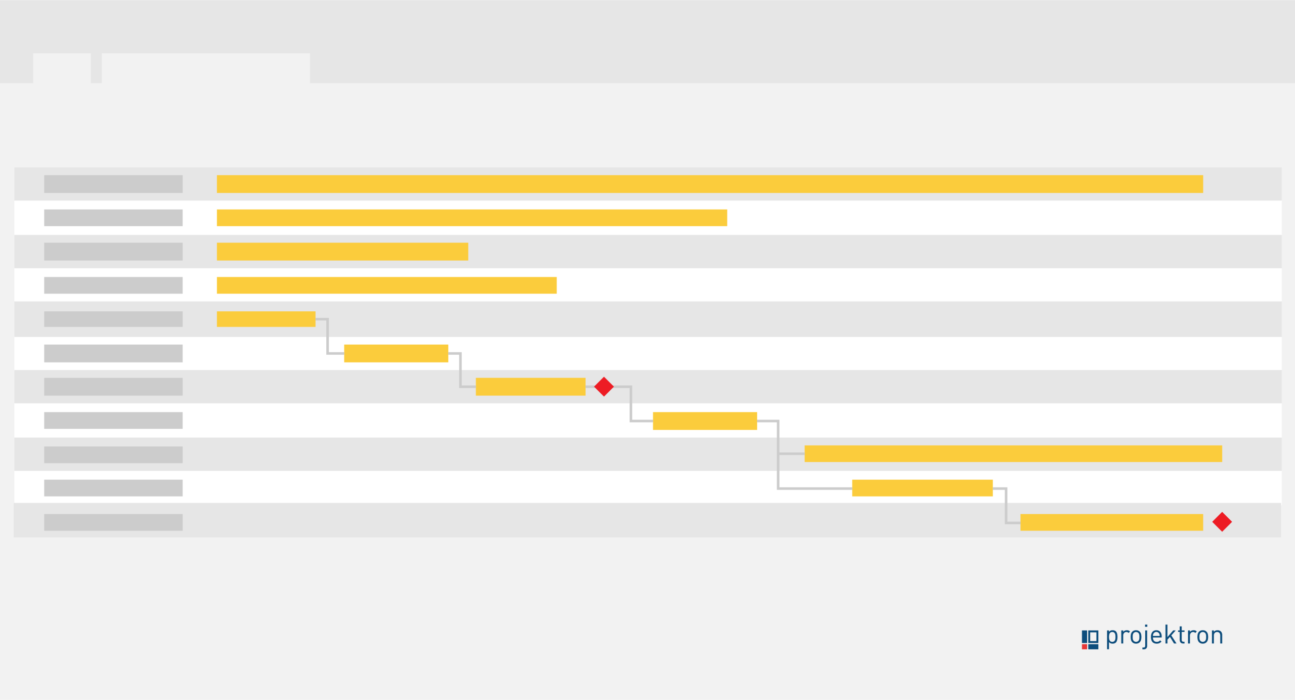  The project activity plan (PAP) visualizes the factual flow of the project.